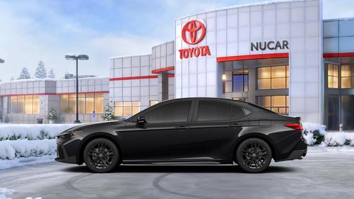 Midnight Black Metallic 2026 Toyota Camry SE