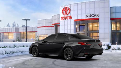 Midnight Black Metallic 2026 Toyota Camry SE