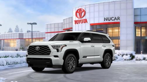 Wind Chill Pearl 2026 Toyota Sequoia Platinum