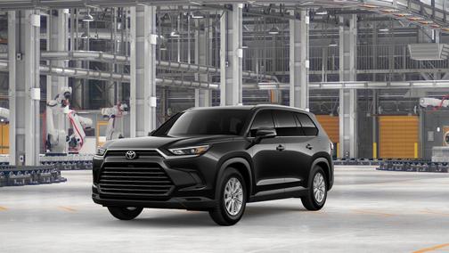 Midnight Black Metallic 2026 Toyota Grand Highlander Hybrid XLE