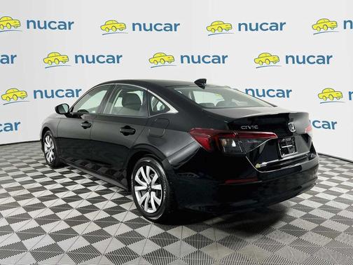 Crystal Black Pearl 2025 Honda Civic LX