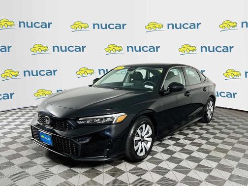 Crystal Black Pearl 2025 Honda Civic LX