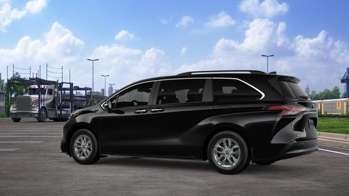 Midnight Black Metallic 2026 Toyota Sienna XLE