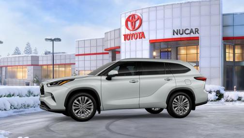 Wind Chill Pearl 2026 Toyota Highlander Platinum