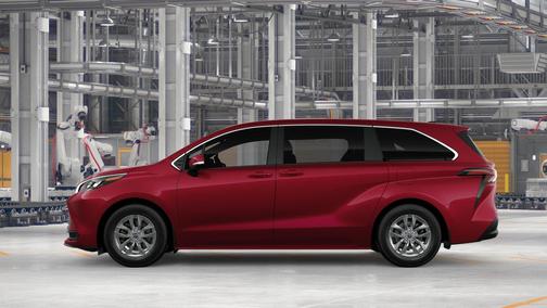 Ruby Flare Pearl 2026 Toyota Sienna LE