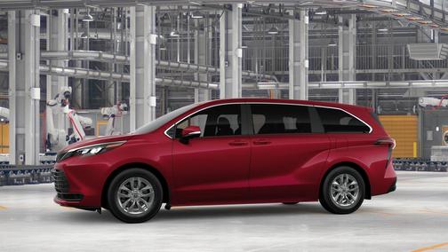 Ruby Flare Pearl 2026 Toyota Sienna LE