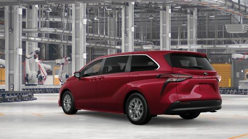 Ruby Flare Pearl 2026 Toyota Sienna LE