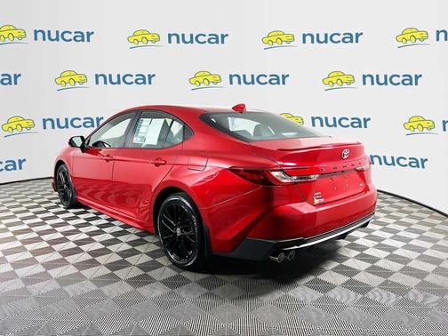 Supersonic Red 2025 Toyota Camry SE