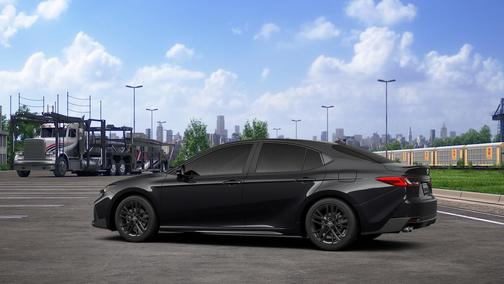 Midnight Black Metallic 2026 Toyota Camry SE