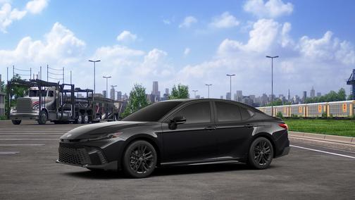 Midnight Black Metallic 2026 Toyota Camry SE