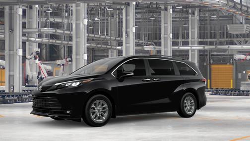 Midnight Black Metallic 2026 Toyota Sienna XLE