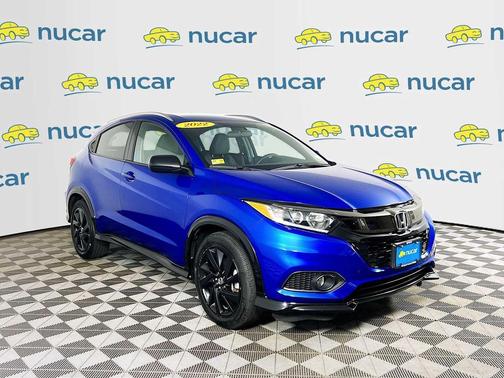 Aegean Blue Metallic 2022 Honda HR-V AWD Sport
