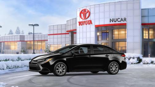 Midnight Black Metallic 2026 Toyota Corolla LE