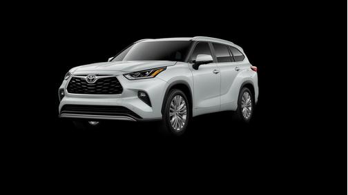 Wind Chill Pearl 2026 Toyota Highlander Hybrid Platinum