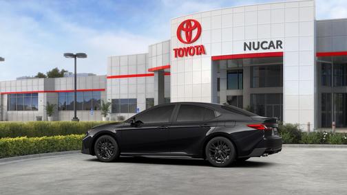 Black 2027 Toyota Camry SE