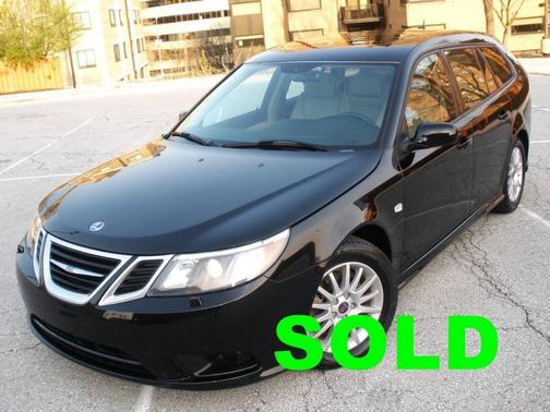 Black 2008 Saab 9-3 2.0T