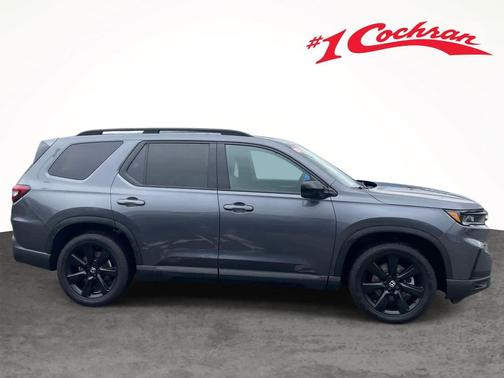 Modern Steel Metallic 2025 Honda Pilot Black Edition