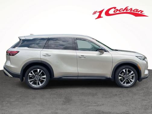 Warm Titanium 2023 INFINITI QX60 Luxe