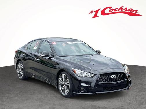 Black Obsidian 2023 INFINITI Q50 3.0t SENSORY