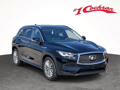 Black Obsidian 2023 INFINITI QX50 LUXE AWD