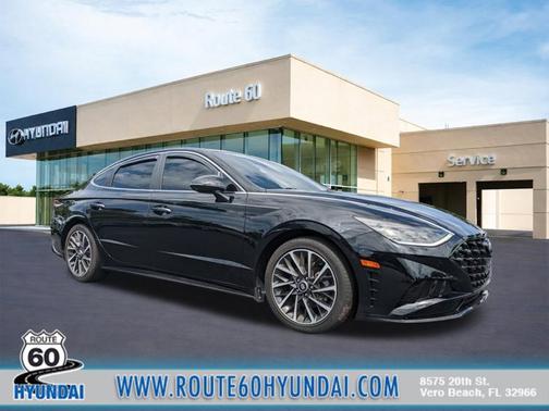 Black 2023 Hyundai SONATA Limited