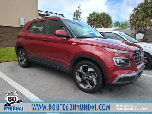 Red 2024 Hyundai VENUE Limited
