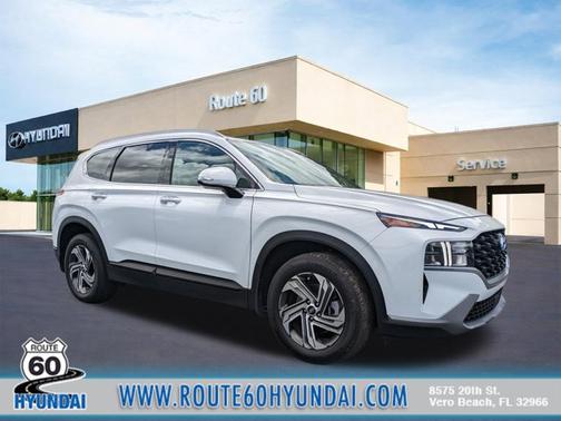 White 2023 Hyundai SANTA FE SEL