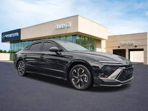Black 2024 Hyundai SONATA SEL