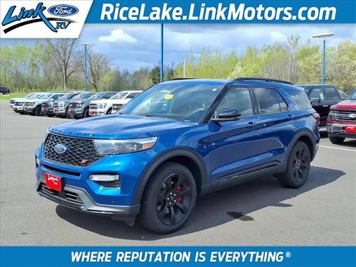Blue 2022 Ford Explorer ST