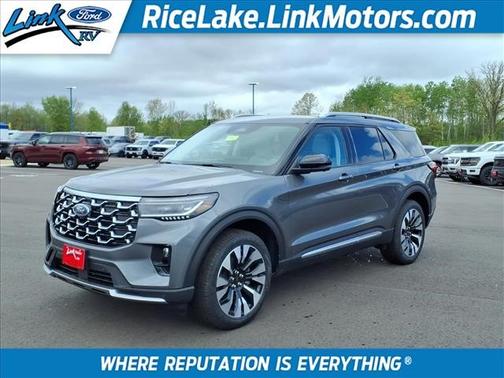 Carbonized Gray Metallic 2026 Ford Explorer Platinum
