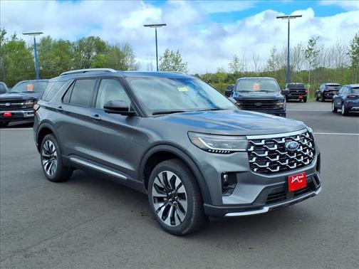 Carbonized Gray Metallic 2026 Ford Explorer Platinum