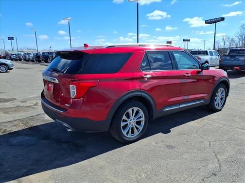 Red 2020 Ford Explorer Limited