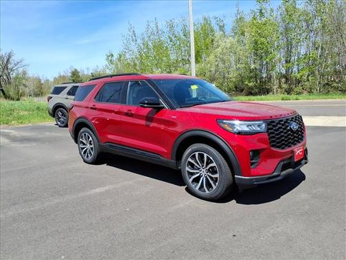 Rapid Red Metallic Tinted Clearcoat 2026 Ford Explorer ST-Line