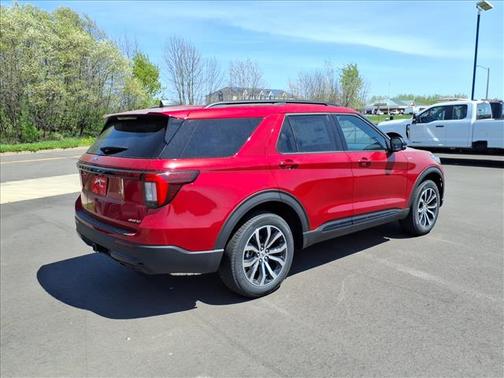 Rapid Red Metallic Tinted Clearcoat 2026 Ford Explorer ST-Line