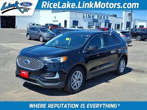 Agate Black Metallic 2024 Ford Edge SEL