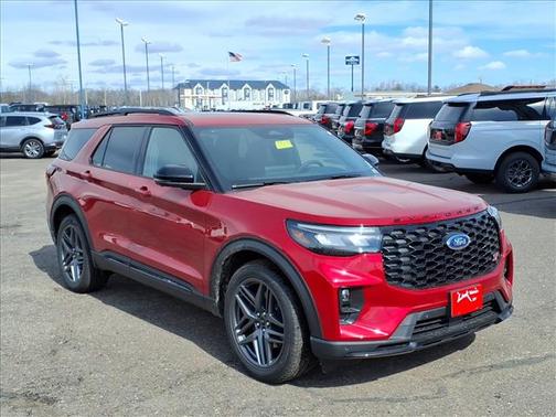 Rapid Red Metallic Tinted Clearcoat 2026 Ford Explorer ST