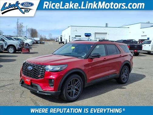 Rapid Red Metallic Tinted Clearcoat 2026 Ford Explorer ST