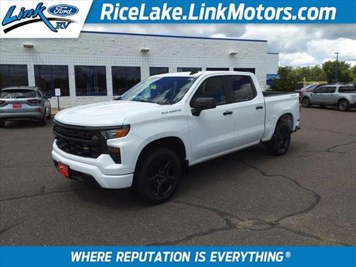 Summit White 2023 Chevrolet Silverado 1500 Custom