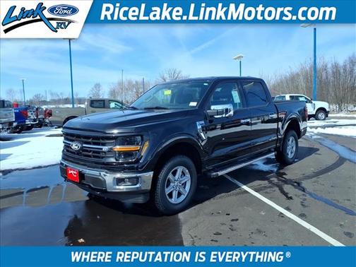 Agate Black Metallic 2025 Ford F-150 XLT