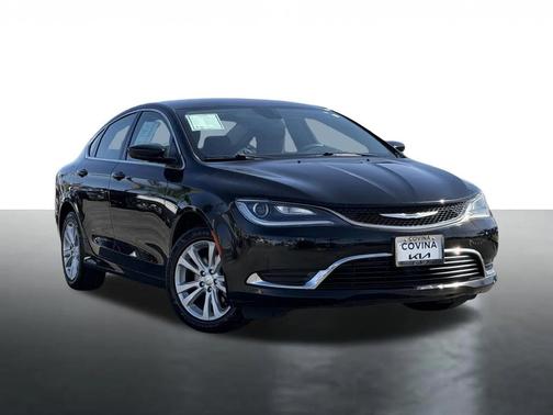 Black Clearcoat 2015 Chrysler 200 Limited