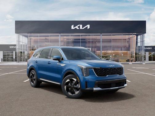 Mineral Blue 2026 Kia Sorento Hybrid EX