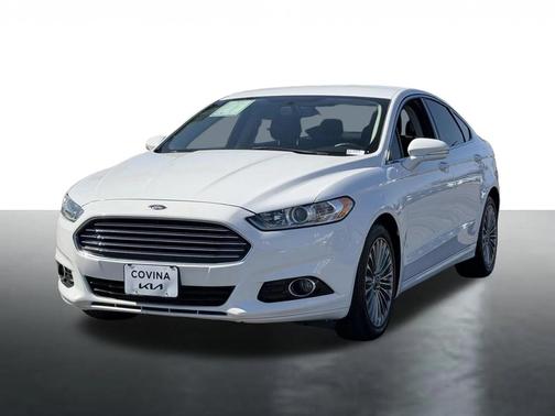 White 2014 Ford Fusion Titanium