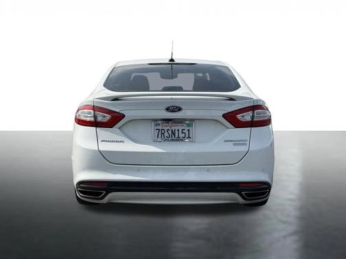 White 2014 Ford Fusion Titanium