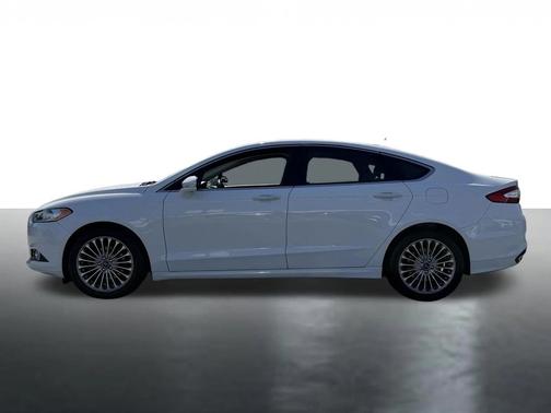 White 2014 Ford Fusion Titanium