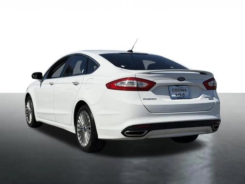 White 2014 Ford Fusion Titanium