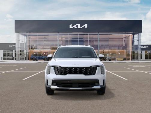 Snow White Pearl 2026 Kia Sorento Hybrid EX