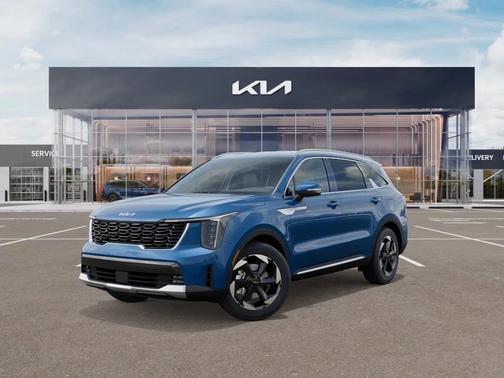 Mineral Blue 2026 Kia Sorento Hybrid EX
