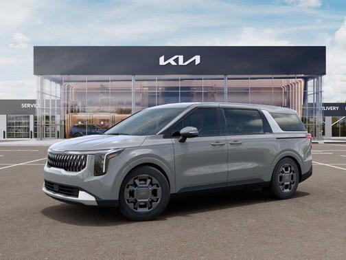 Ceramic Silver 2026 Kia Carnival Hybrid EX