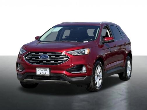 Red 2019 Ford Edge SEL