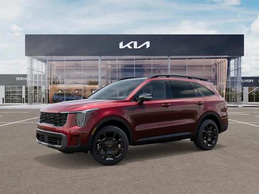 Dawning Red 2025 Kia Sorento SX